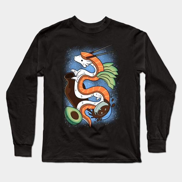 Sushi Dragon Long Sleeve T-Shirt by TaylorRoss1